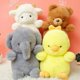 thumbnail image 5 of Fluffy Hair Super soft Elephant Lamb Cuddly Plushies Doll Stuffed Animals Long Plush Brown Bear Chick Baby Appease Doll toys Kid, 5 of 5