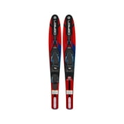 O'Brien Vortex Combo Adult Water Skis, Men's US 4.5 to 13, 65.5-Inch