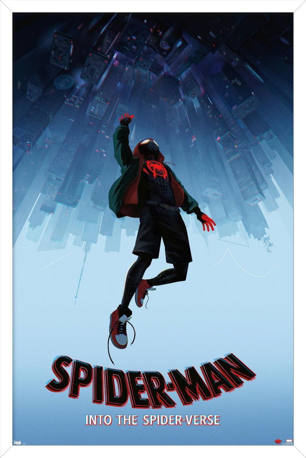 Marvel Spider-Man - Into The Spider-Verse - Falling Wall Poster, 22.375" x 34"