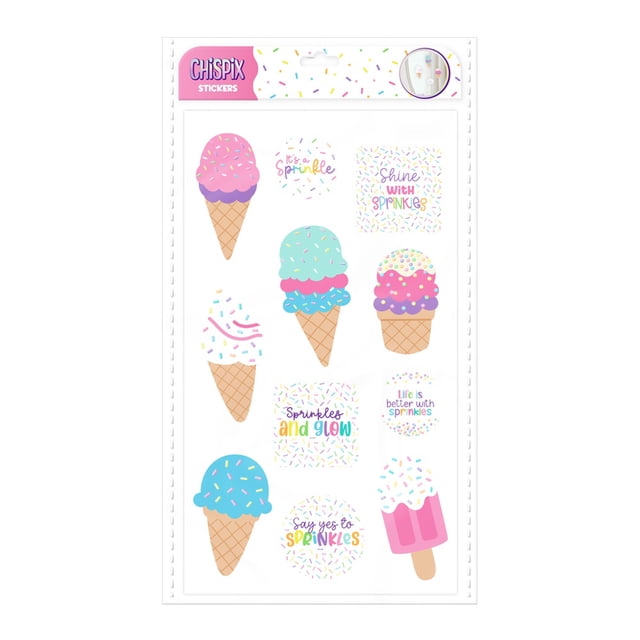 Stickers Prichos Chispix Multicolor de Plástico y PVC 1 Pieza