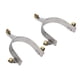 thumbnail image 3 of Espuelas de caballo de acero inoxidable estilo occidental con engranaje de latón para hombres, 3 of 14