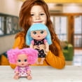 thumbnail image 4 of Cuddle Kids: 11" Yummy Hearts Dolls - 2 Pack Hard Body Dolls, Brush Their Blue & Pink Hair w/ The Included Combs, New Adentures, Toddler & Kids Age 2+, 4 of 7