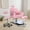 pink, variant on Pedicure Chair No Plumbing, 360° Swivel Hydraulic Adjustable Reclining Station with Massage Foot Bath & Footrest for Nail Tech, Spa, Salon (Pink)