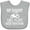 AC-Heather Grey, variant on Inktastic Farmer My Daddy Still Plays with Tractors Boys or Girls Baby Bib