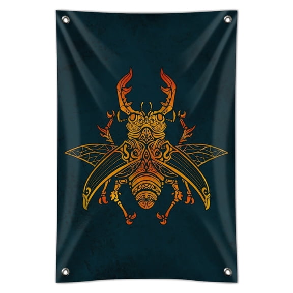 Steampunk Stag Beetle Home Business Office Sign