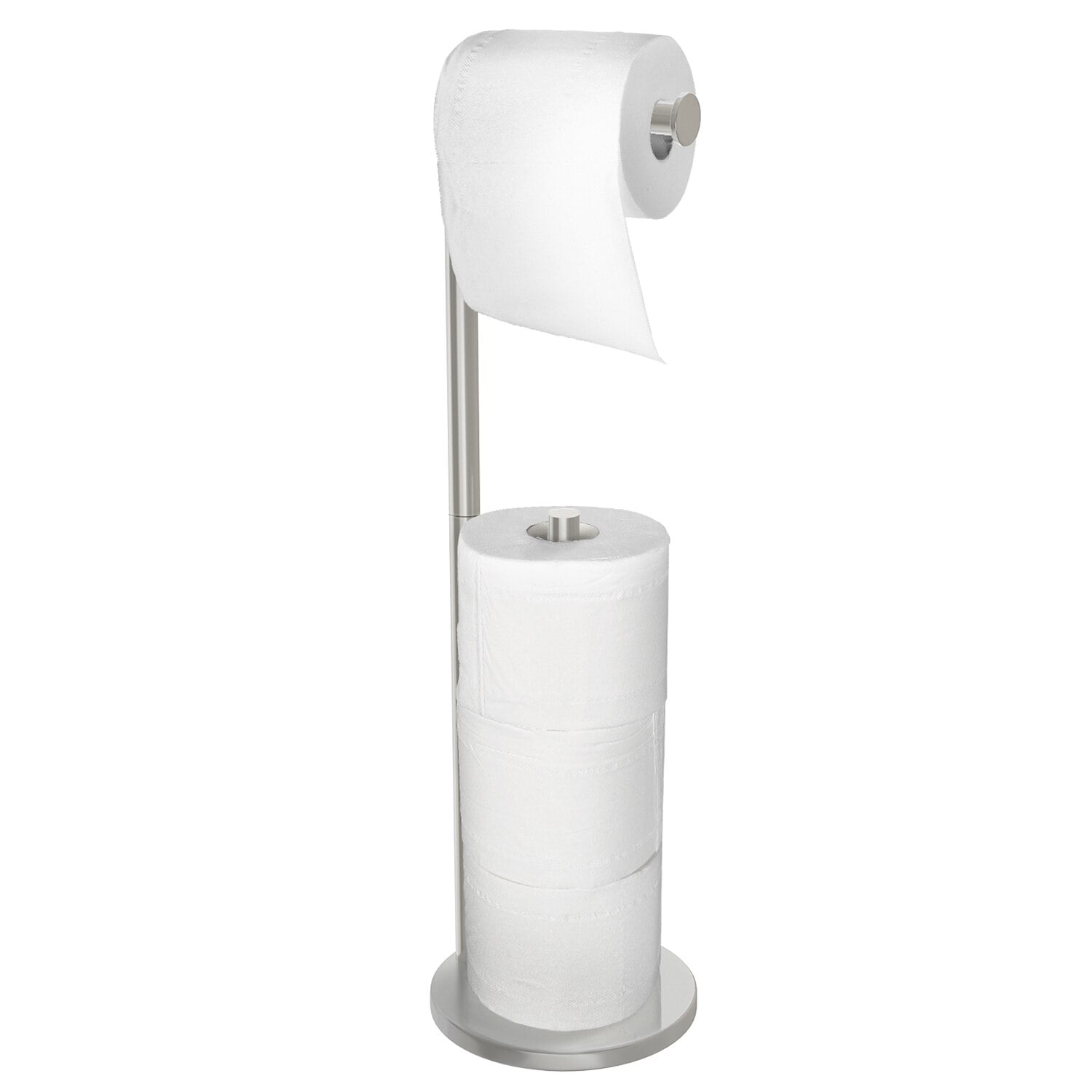 Cabilock Toilet Paper Holder with Shelf Hook Aluminum Wall Mounted Toilet Roll Holder Cell Phone Holder Stand Bathroom 