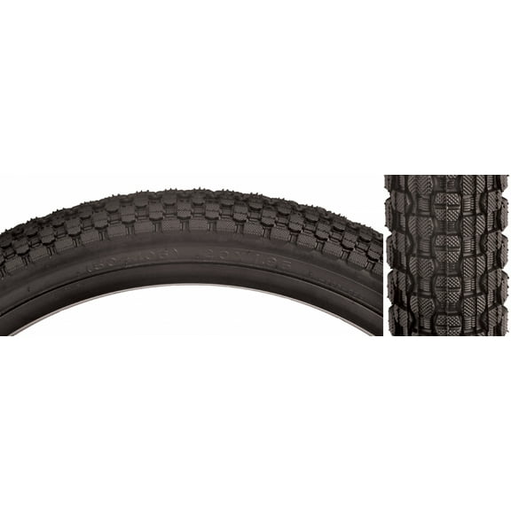 Sunlite Bmx Bicycle Clincher Tire 20" x 1.95", Black