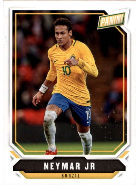 Collectible 2018 Panini National Silver Pack #77 Neymar Jr Soccer Trading Card