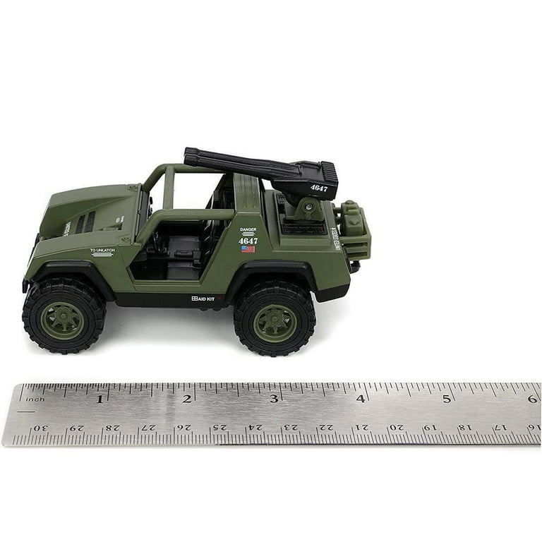Jada Toys - 1:32 Hollywood Rides Dc Jeep with G.I. Joe Vamp & Duke