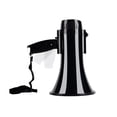 thumbnail image 2 of Mango plegable negro de altavoz de Bullhorn Megaphone 30W 500m Distancia Amplificador Handheld para entrenadores Béisbol Cheerleading Fans, 2 of 8