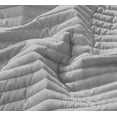 thumbnail image 6 of Nanshing Amerie 3 Piece Casual Stripes Comforter Set, Grey, King, 6 of 6
