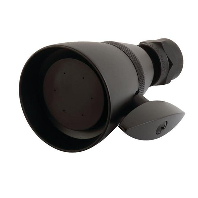 Kingston Brass K132A0 Pommeau de Douche Réglable 2.25 Po O.D., Noir Mat