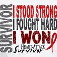 thumbnail image 3 of CafePress - Survivor 4 Heart Attack Shirts And Gifts White T S - Men's White Classic Cotton T-Shirts, 3 of 4
