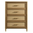 thumbnail image 6 of Better Homes & Gardens Springwood Caning 4-Drawer Dresser, Light Honey Finish, 6 of 11