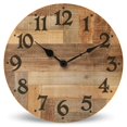 thumbnail image 1 of Reloj de pared NIKKY HOME Rustic Farmhouse 30 cm, MDF vintage, 1 of 6