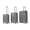 Light Gray + PC, variant on Luggage Sets 3 Piece,Luggage Set PP Material Travel Suitcase Set With Spinner Wheels for Men Women, 20''/24''/28''