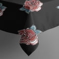 thumbnail image 3 of Pioneer Flower Floral Print Pattern Rectangle Tablecloth 60"x84",Waterproof Polyester Rectangle Table Cloth, Wipeable Spillproof Polyester Tablecloth for Dining, Camping, Indoor and Outdoor, 3 of 5