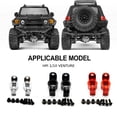thumbnail image 4 of fastboy Aluminum Alloy 1/10 Steering Hub Carrier RC Upgrade Part 2pcs Durable Steering Block For HPI VENTURE RC Car Part Silver, 4 of 6
