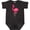 Black Leopard, variant on Inktastic Pink Flamingo Boys or Girls Baby Bodysuit