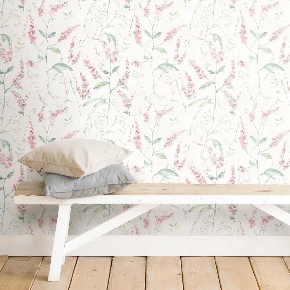 Floral Sprig Peel and Stick Wallpaper