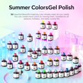 thumbnail image 5 of modelones Gel Nail Polish Set, 36 Pastel Rainbow Colors 7ML Soft Pink Red Green Summer Neon Gel Polish Glitter Nude Soak Off LED Gel Nail Polish Kit Nail Art for Starter DIY Holiday Gift, 5 of 9
