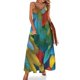 thumbnail image 1 of Vestido sin mangas con estampado de loro, vestidos de verano, vestidos de playa, 1 of 7