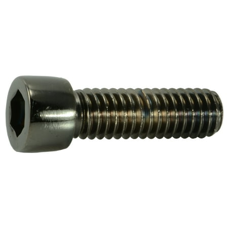 

5/16 -18 x 1 Black Chrome Smooth Socket Cap Screws (6 pcs.)
