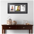 thumbnail image 2 of ArtToFrames Collage Photo Picture Frame with 1 - 6x6 and 2 - 6x8 Openings, Framed in Black with Charcoal and Black Mats (CDM-3926-71), 2 of 8
