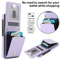thumbnail image 4 of Allytechgroup for Samsung Galaxy S24 Case, Wallet Phone Case with Card Holder, Crossbody Strap, Stand Feature, RFID Blocking, PU Leather & TPU Shockproof Samsung Galaxy S24 Cover, Purple, 4 of 8