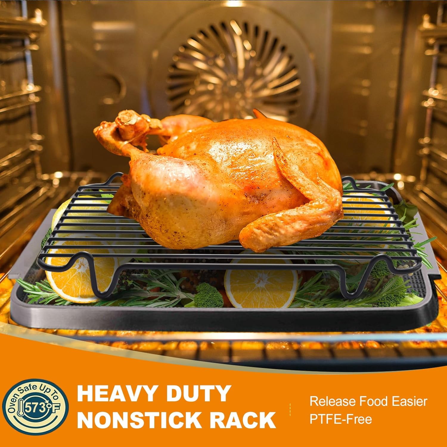 Roasting Rack,Turkey Rack for Roasting Pan,Turkey Roasting Rack
