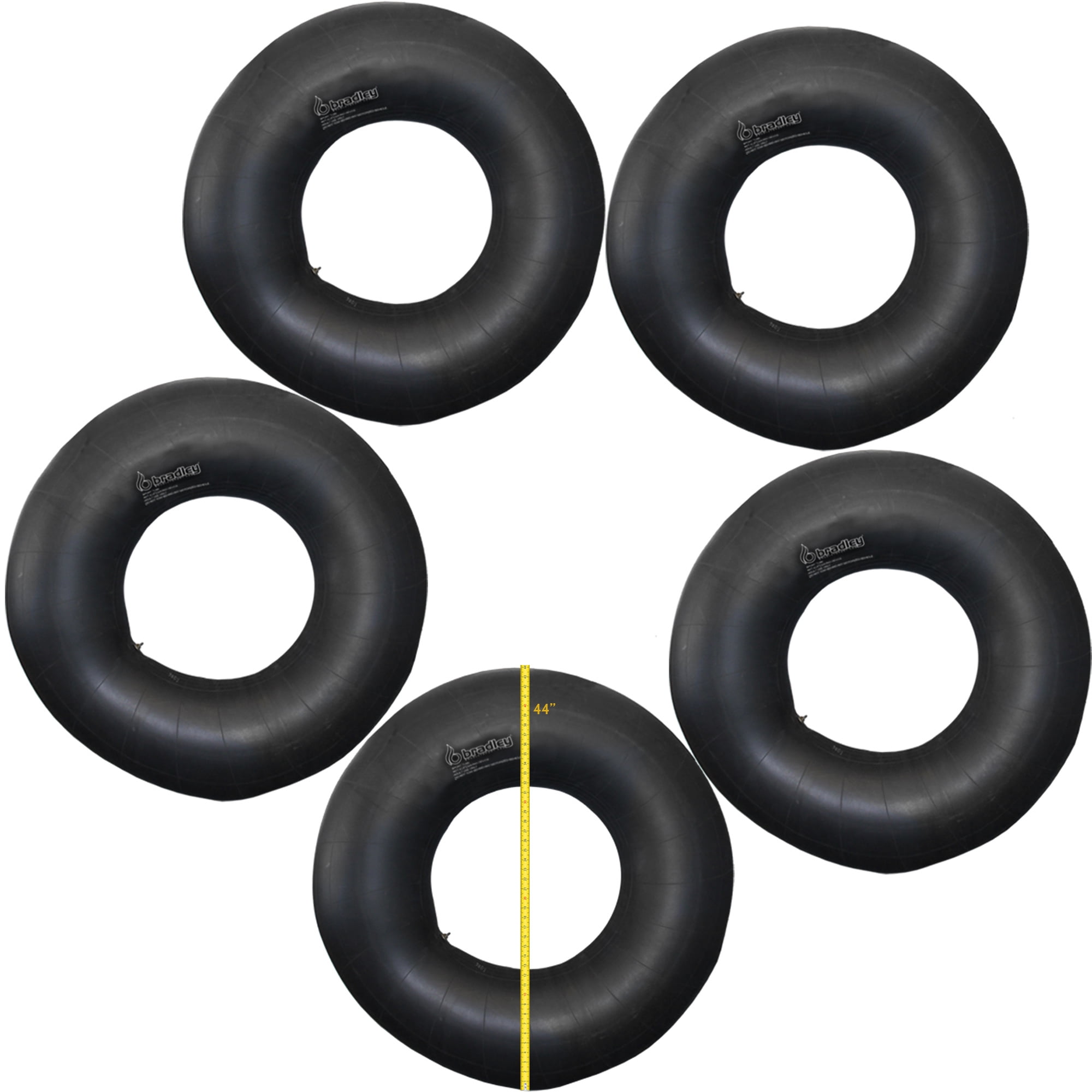 3 Pack Colossal 60" Inflated New Truck Inner Tubes River and Snow Tubes 
