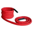 thumbnail image 1 of Cuerda de batalla de 110 pulgadas, equipo de entrenamiento para musculación, asas antideslizantes para interior y exterior, gimnasio en casa con funda 38 mm rojo, 1 of 8