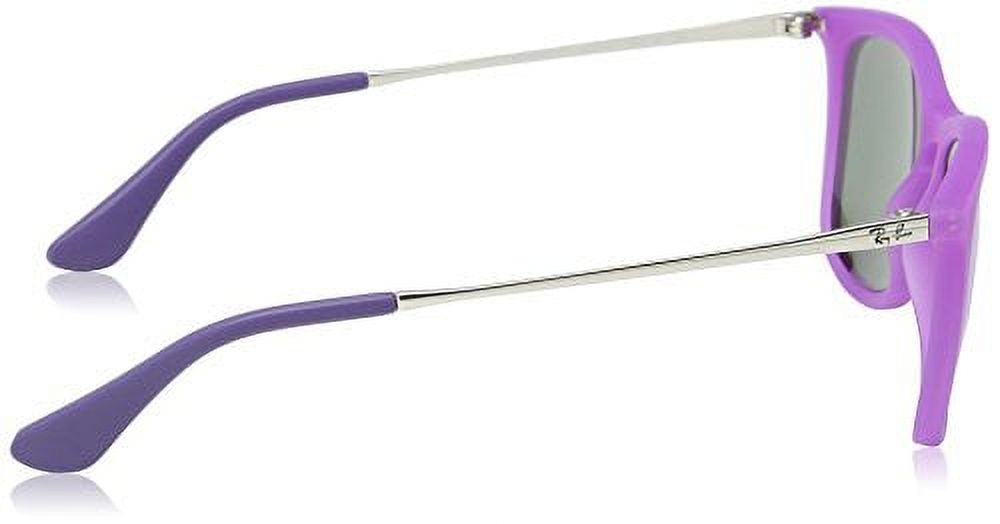 Ray-Ban Junior 0RJ9063S Square Sunglasses for Youth - Size 48 (Grey Mirror Violet) - image 3 of 4