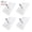 C, variant on 4pcs Adhesive Wall Hook Screws Non-Trace Non-Rust No Drilling Stickers Nail Wall Mount, Clearance, Hanging Nails Without Screwdriver for Shower Bathroom Kitchen Storeroom Installation,10MM