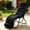 Black, variant on Patio Lounge Chair Cushion, Waterproof Lounge Chair Cushion, Thickened 67 x 19 x 4 Inch Zero Gravity Chair Cushion for Outdoor Indoor Furniture, Home and Office, Wine red (Only Cushion)