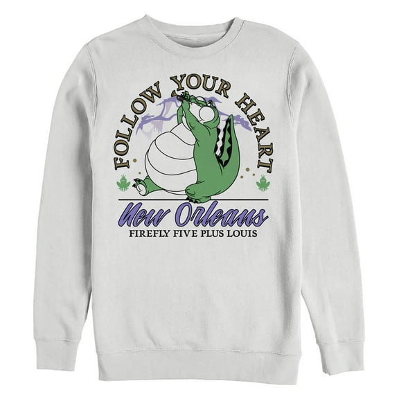 Men's The Princess and the Frog Louis Follow Your Heart Sweatshirt