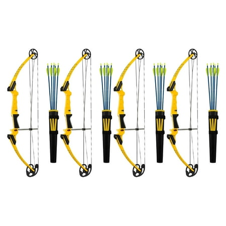 Genesis Archery Original Right-Handed Compound Bow Kit (4 Pack)