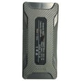 thumbnail image 1 of Generic 10000mAh Portable Power Bank with High-Intensity Flashlight, Black/Green, Fireproof Plastic, 24H Lighting, 100m Irradiation, Compact Design, 1 of 6