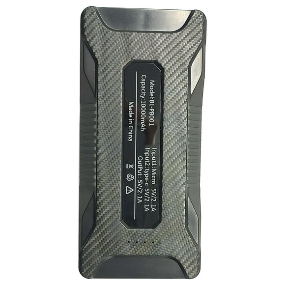 Portable Charger Lightweight 10000mAh Power-Bank Fast Charging Power Bank Bright Flashlight Power Bank for Cellphones
