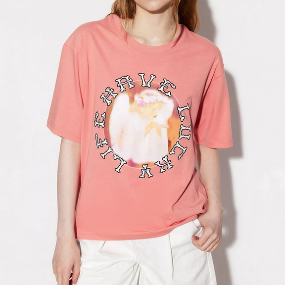 Rezuofi 2 Pcs Women's Oversized Shirts Western Cowboy Shirts Vintage Graphic Tops Nashville Music Tees Retro Steer Skull Shirt