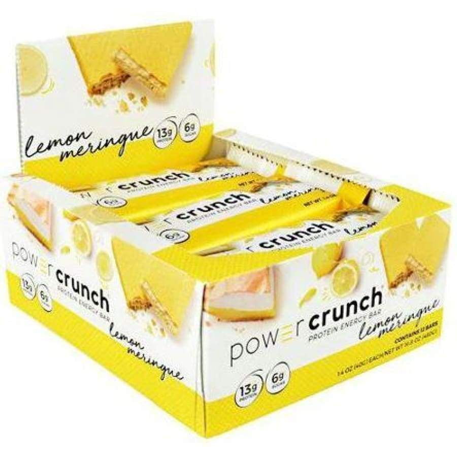 Power Crunch Protein Energy Wafer Bar Lemon Meringue Size 12Pack