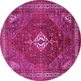 thumbnail image 1 of Ahgly Company Indoor Round Persian Pink Traditional Area Rugs, 8' Round, 1 of 4