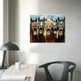 thumbnail image 4 of Autua Horses Art Modern Canvas Prints Wall Decor for Home Office 20x16in, 4 of 6