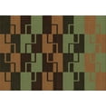 thumbnail image 1 of Ahgly Company Indoor Rectangle Patterned Blood Night Red Area Rugs, 8' x 10', 1 of 6
