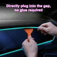 thumbnail image 3 of Mistaha Car Interior Ambient Light Strip LED Atmosphere Lamp USB Powered 5m with Scraper - Purple, 3 of 6