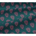 thumbnail image 5 of oneOone Viscose Jersey Fabric Floral Block Decor Fabric Printed BTY 60 Inch Wide, 5 of 5