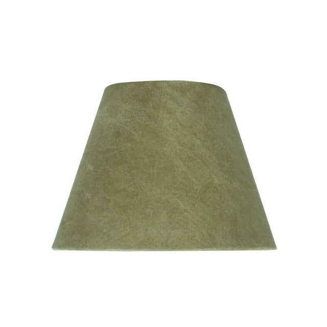 Aspen Creative 32180 Transitional Hardback Empire Shaped Spider Construction Lamp Shade in Dark Khaki, 9" wide (5" x 9" x 7")
