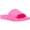 Pink, variant on STEVE MADDEN Womens Green Quilted Woven Detailing Pool Slides Soulful Round Toe Platform Slip On Slide Sandals Shoes 7
