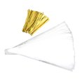 thumbnail image 4 of Bolsas De Repostería, Bolsas De Glaseado Sin Olor, Transparentes, No Tóxicas, De Plástico LDPE, Antideslizantes, Para Hornear, Para Pasteles, Para Bricolaje ANGGREK No, 4 of 8