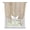 Beige, variant on Rustic Grey Tie Up Curtains for Window, Thermal Insulated Balloon Shade Adjustable Rod Pocket Curtains Valance Panels for Kitchen Bathroom Cafe 42 x 63 Farmhouse Vertical Striped Art